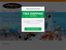 Tablet Screenshot of inprimetime.com